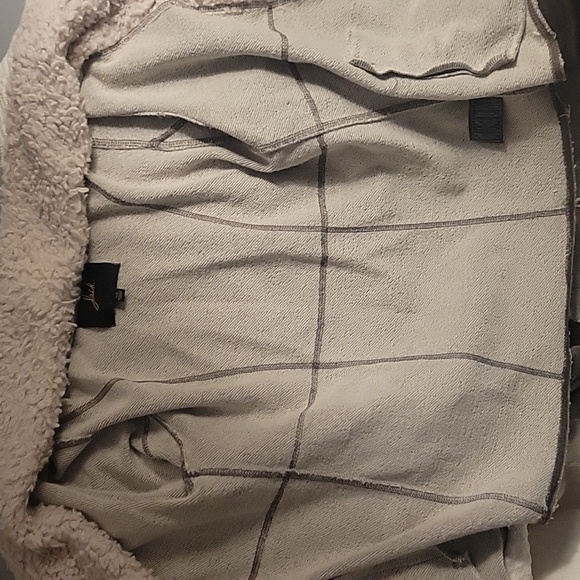 Extra small sweater jacket with pockets.Shaggy warm neck callor  62% cotton - Picture 6 of 6